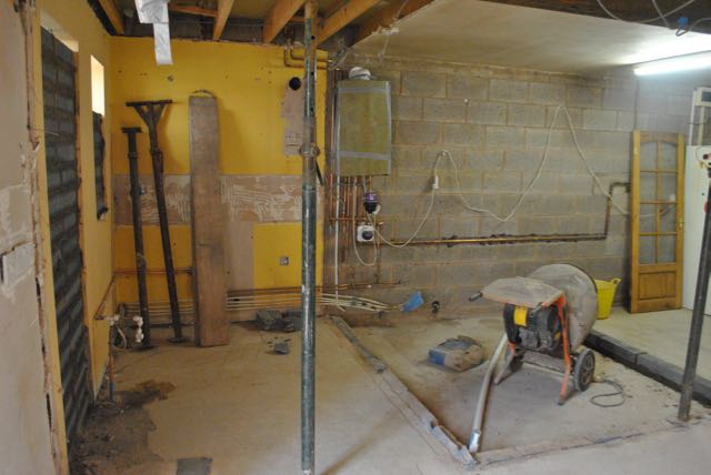 Kitchen garage conversion in worcester