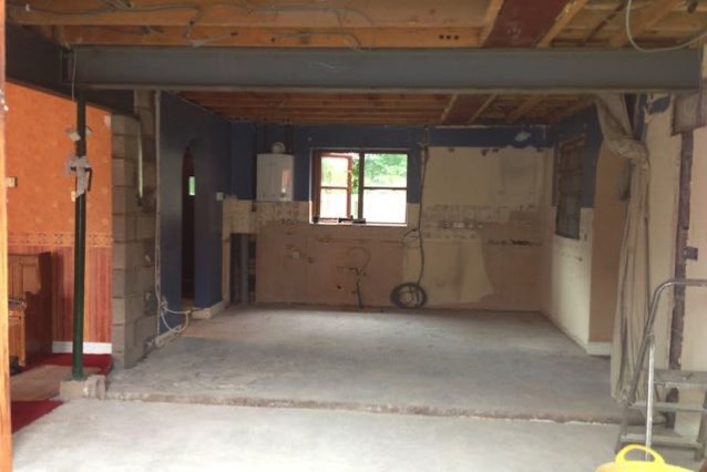 Kitchen garage conversion in worcester